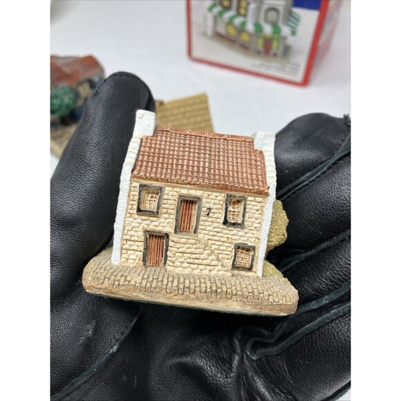 Miniature Houses Christmas Village Castle Bell Ornament Mixed Lot - Picture 9 of 16